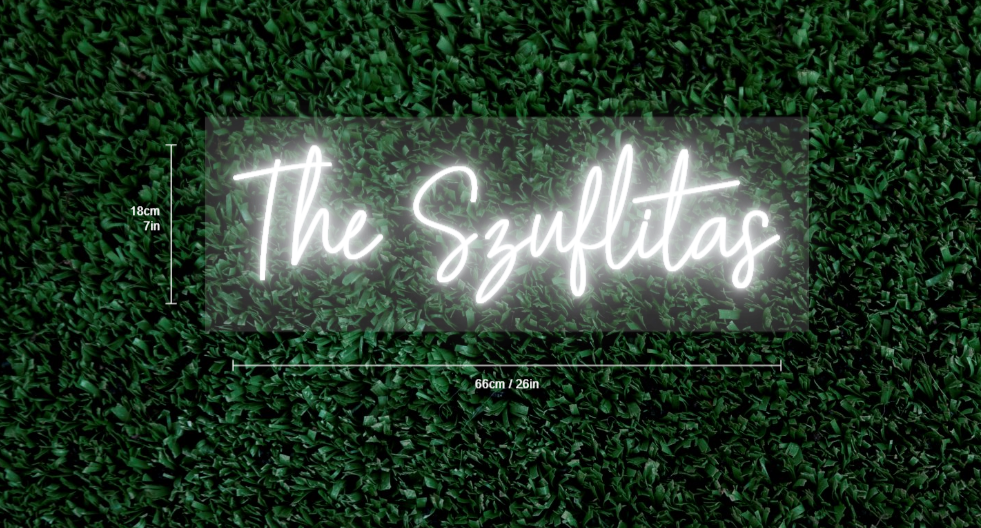 The Szuflitas Custom Neon Sign