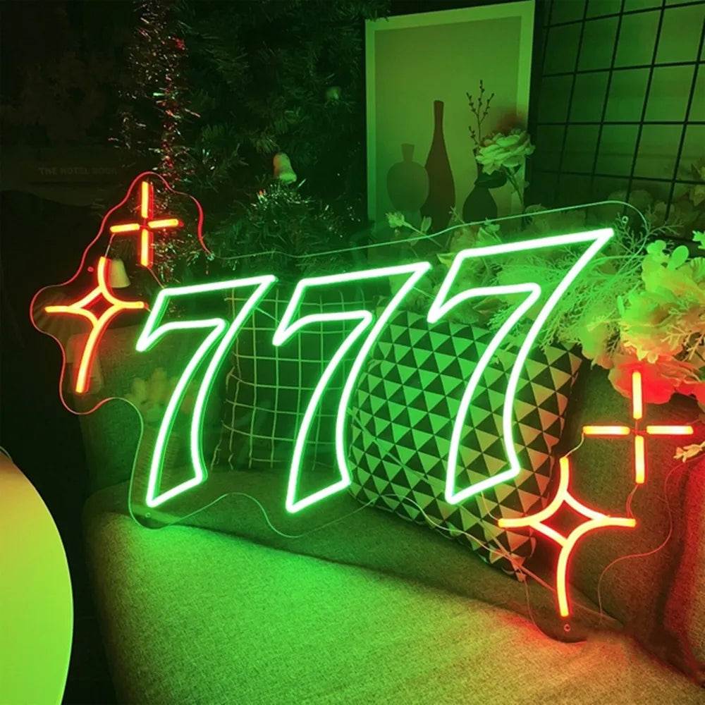 "777" NEON SIGN - Light Your Way