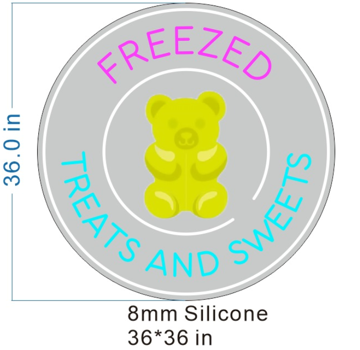 FREEZED TREATS AND SWEETS - Custom Neon Sign for Jamie - Light Your Way