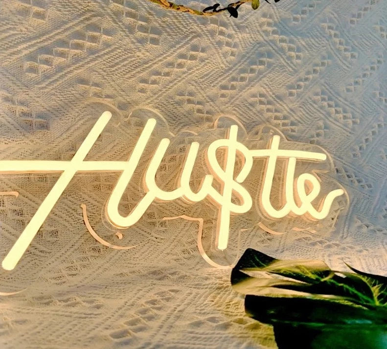 Hustle Neon Sign 01