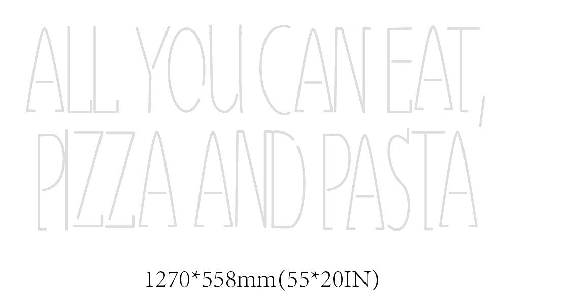 All You Can Eat Custom Neon Sign - Light Your Way