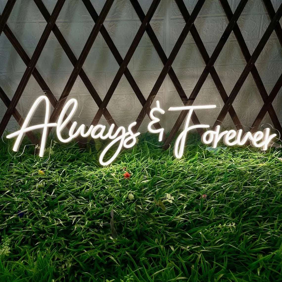 "ALWAYS AND FOREVER" NEON SIGN - Light Your Way
