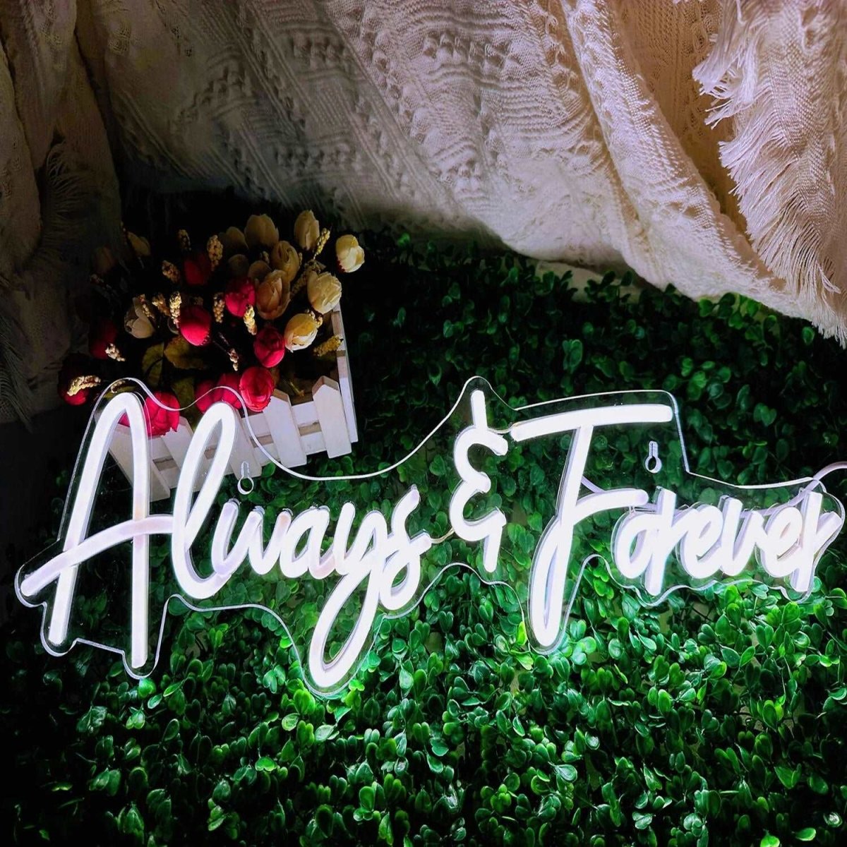 "ALWAYS AND FOREVER" NEON SIGN - Light Your Way