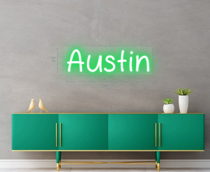 Austin + Anderson Custom Neon Sign - Light Your Way
