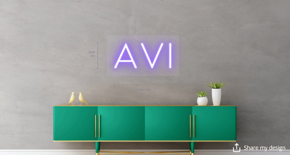 AVI Custom Neon Sign - Light Your Way