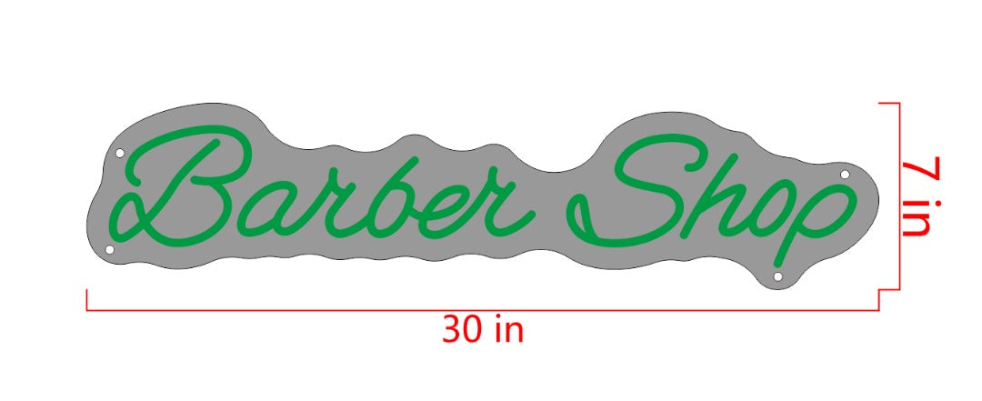 Barber Shop Custom Neon Sign