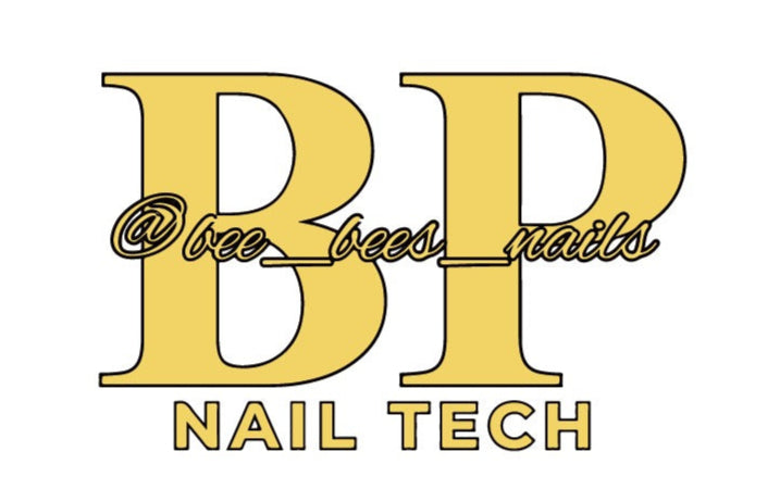 Bee Bees Nail Tech Custom Acrylic+Metal Logo Sign (Size Option #1)
