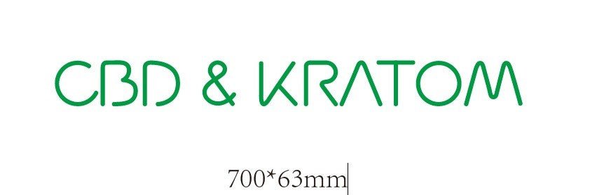 CBD & Kratom Custom Neon Sign - Light Your Way