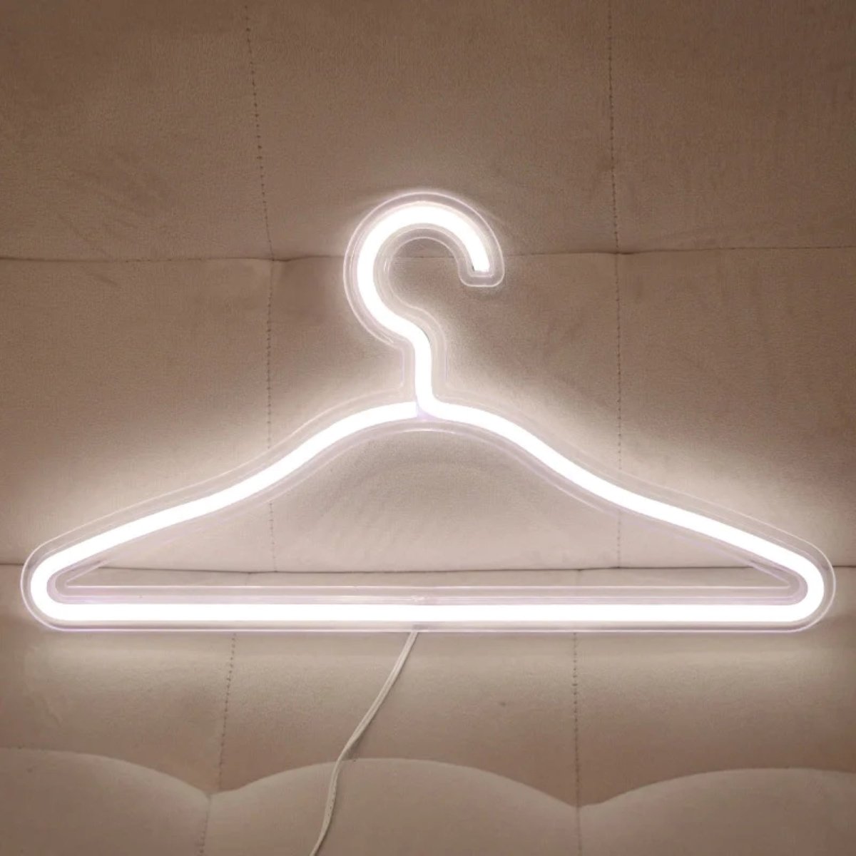 "CLOTHES HANGER" NEON SIGN - Light Your Way