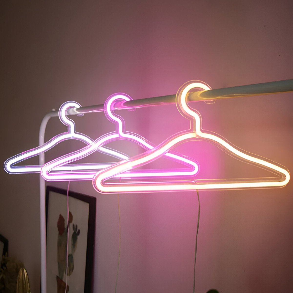 "CLOTHES HANGER" NEON SIGN - Light Your Way