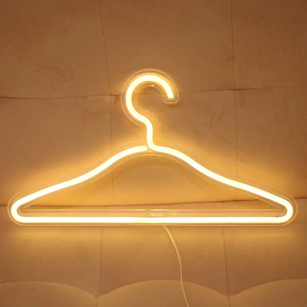 "CLOTHES HANGER" NEON SIGN - Light Your Way