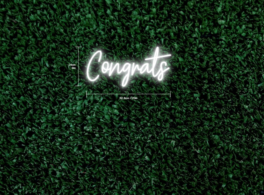 Congrats Custom Neon Sign