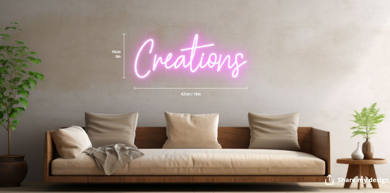 Creations Custom Neon Sign