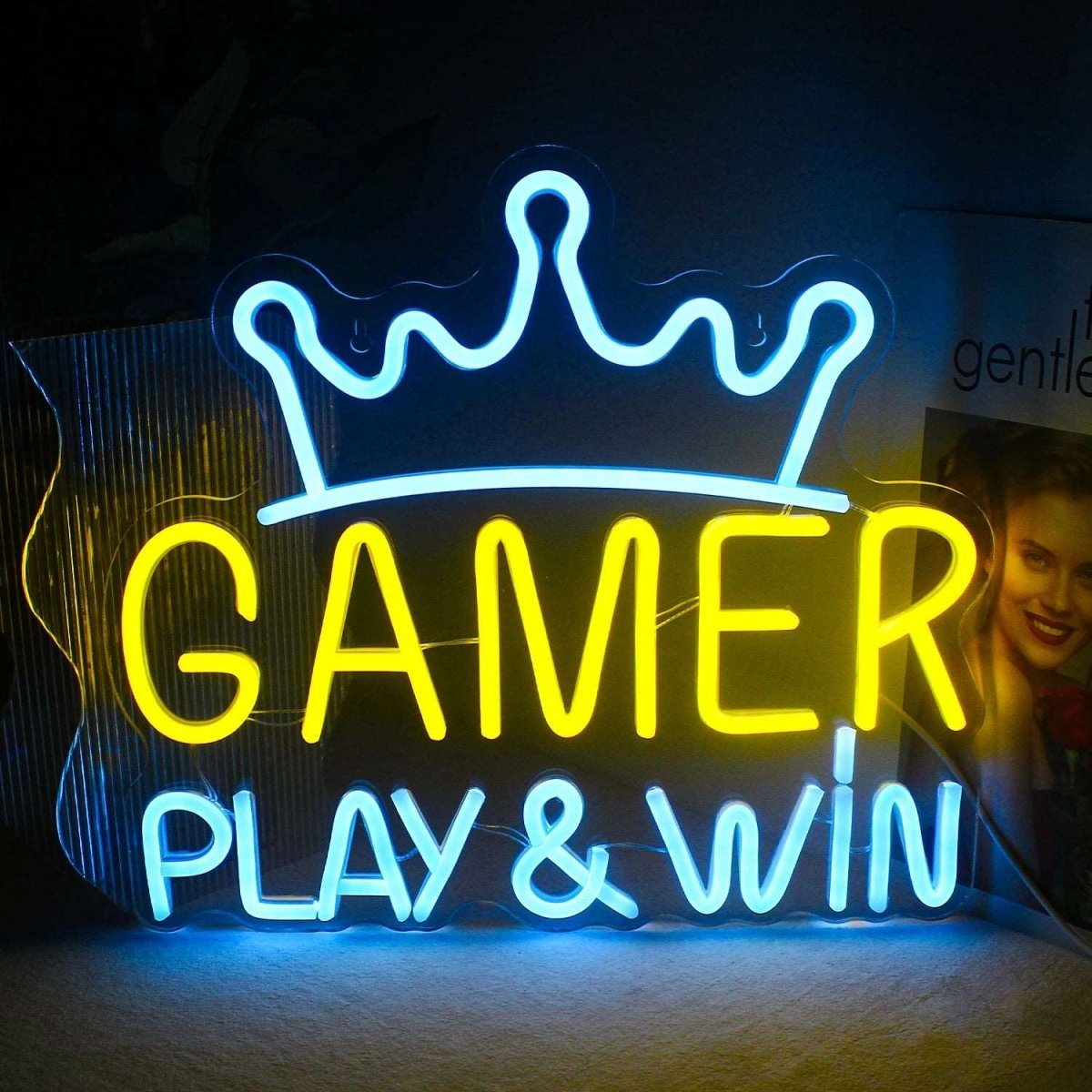 "GAMER PLAY & WIN" NEON SIGN - Light Your Way