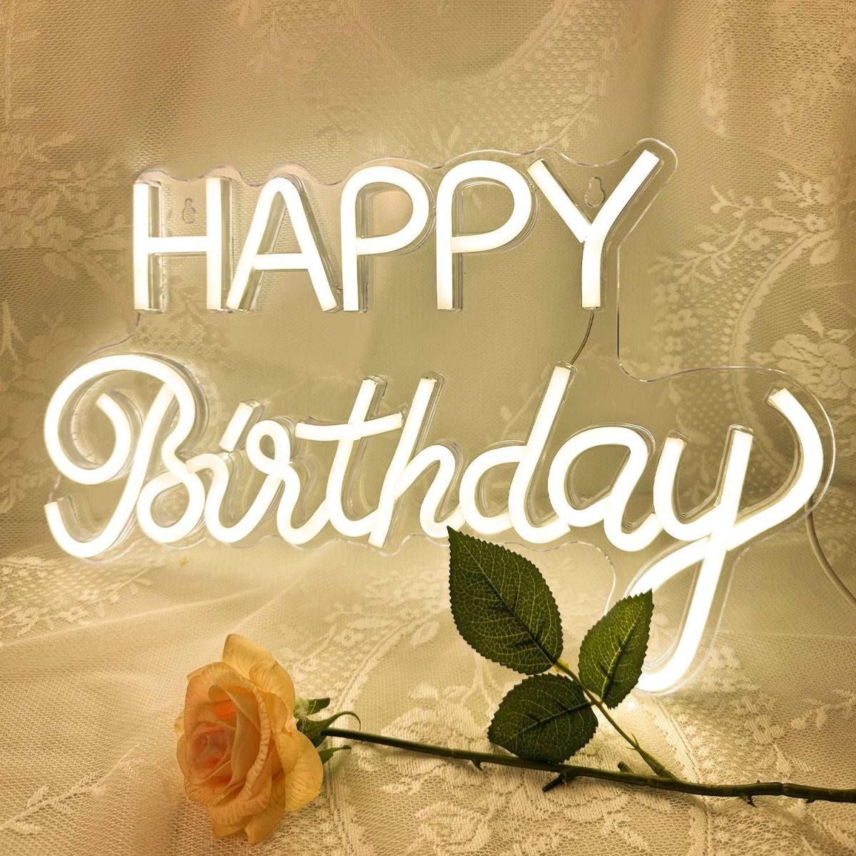 "HAPPY BIRTHDAY" NEON SIGN - Light Your Way