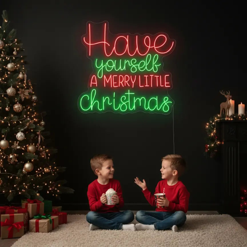 Have Yourself a Merry Little Christmas Neon Sign