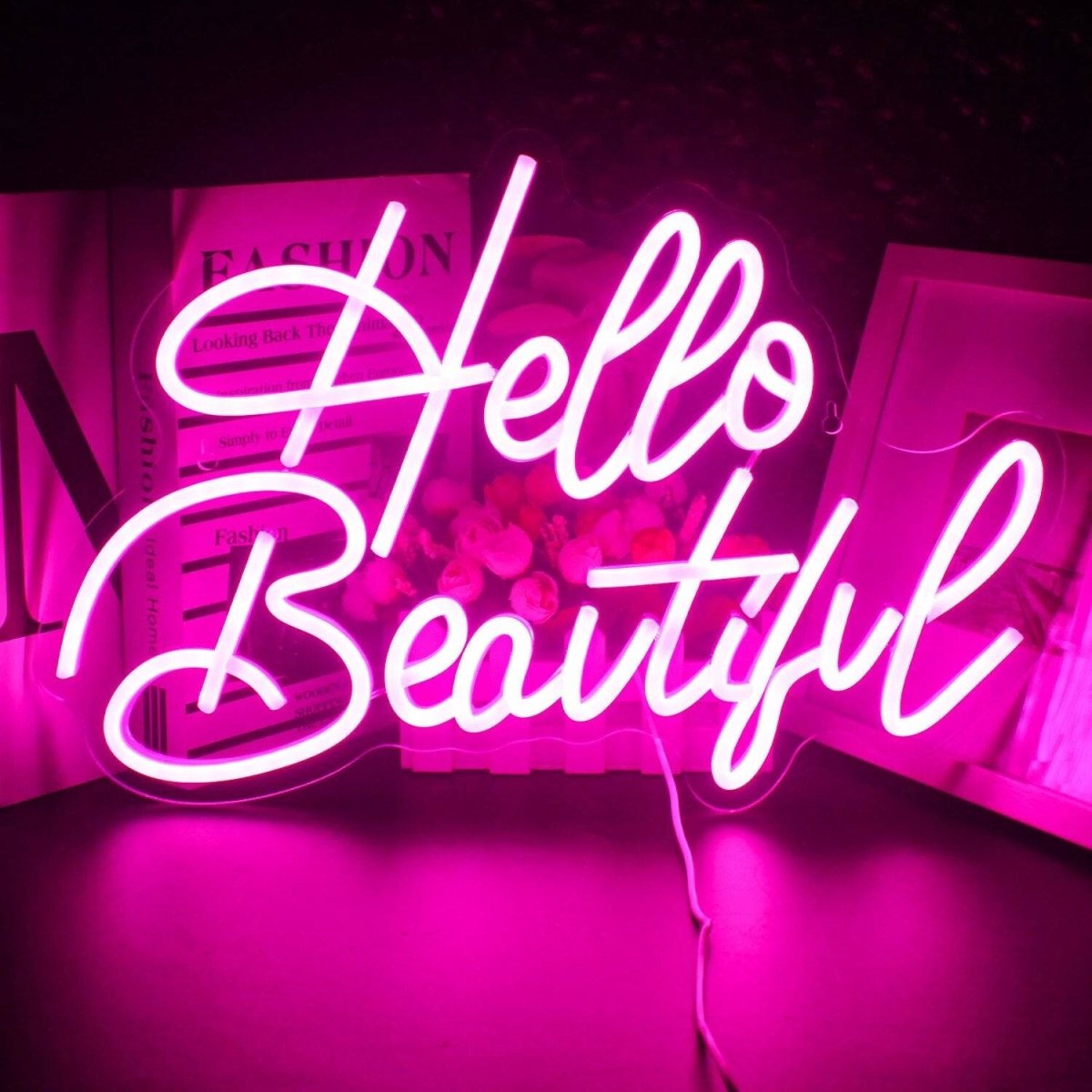 "HELLO BEAUTIFUL" NEON SIGN - Light Your Way