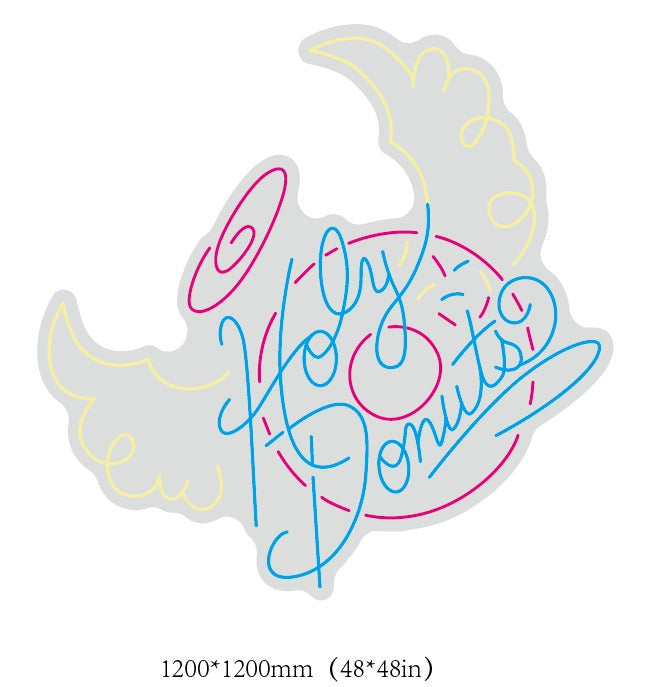 Holy Donuts Custom Neon Sign (Size Option #2)