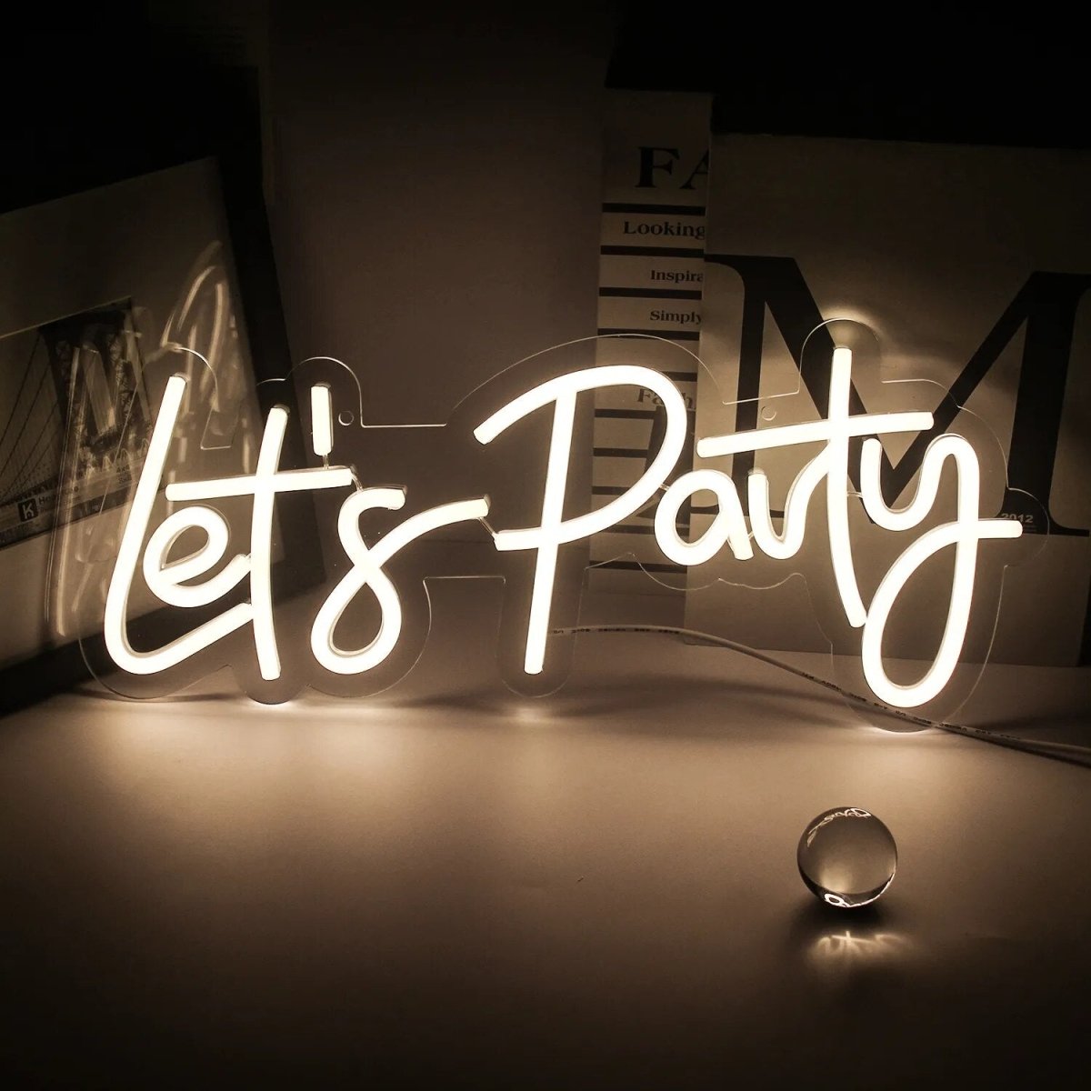 "LET'S PARTY" NEON SIGN - Light Your Way