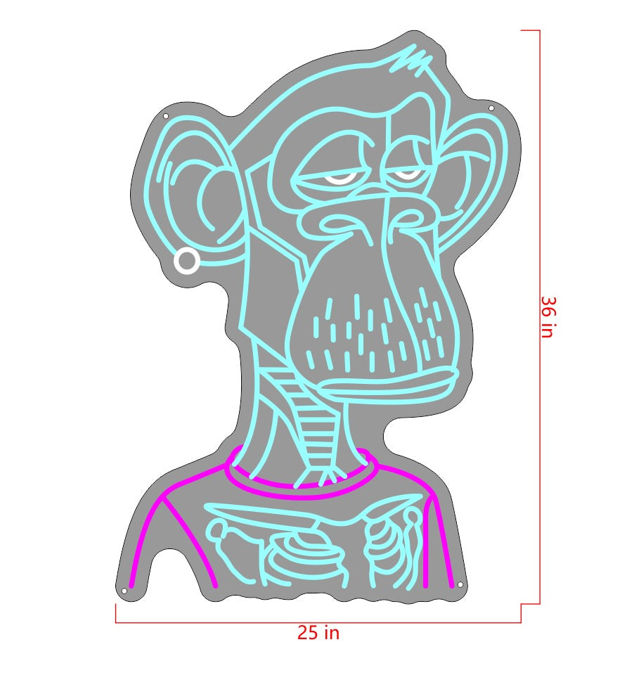 Monkey Custom Neon Sign