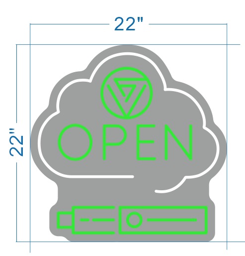 OPEN Custom Neon Sign (Quote for 20pcs)