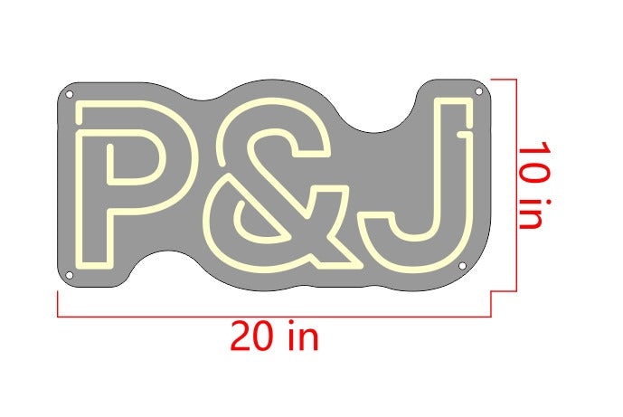 P&J Custom Neon Sign