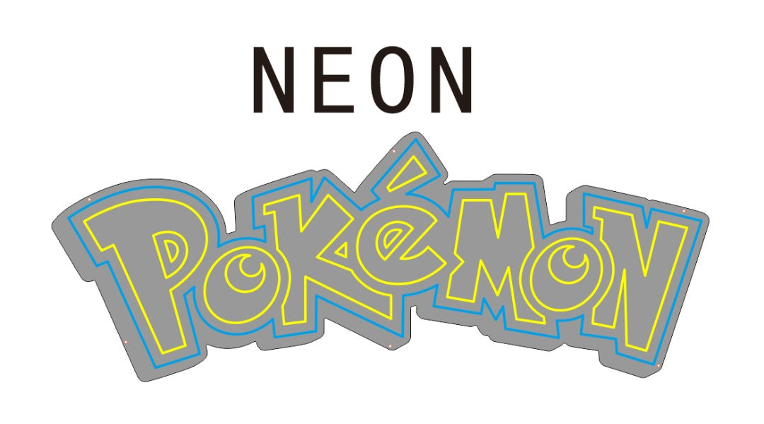 Pokemon Logo Custom Neon Sign