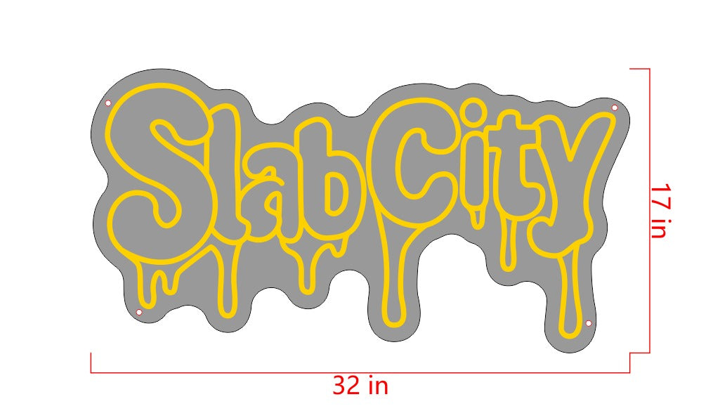 Slab City Custom Neon Sign