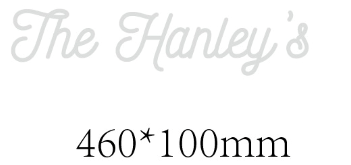 The Hanley's Custom Neon Sign (2FT Length) - Light Your Way