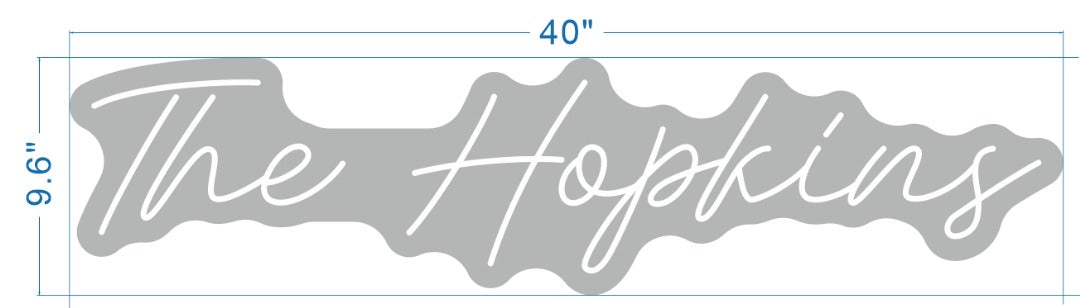 The Hopkins Custom Neon Sign (Size Option #2)