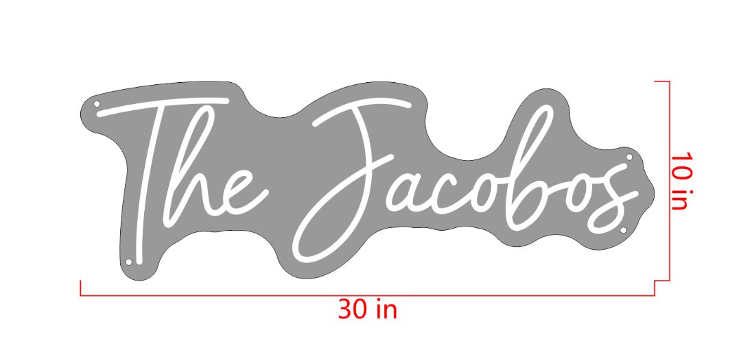 The Jacobos Custom Neon Sign