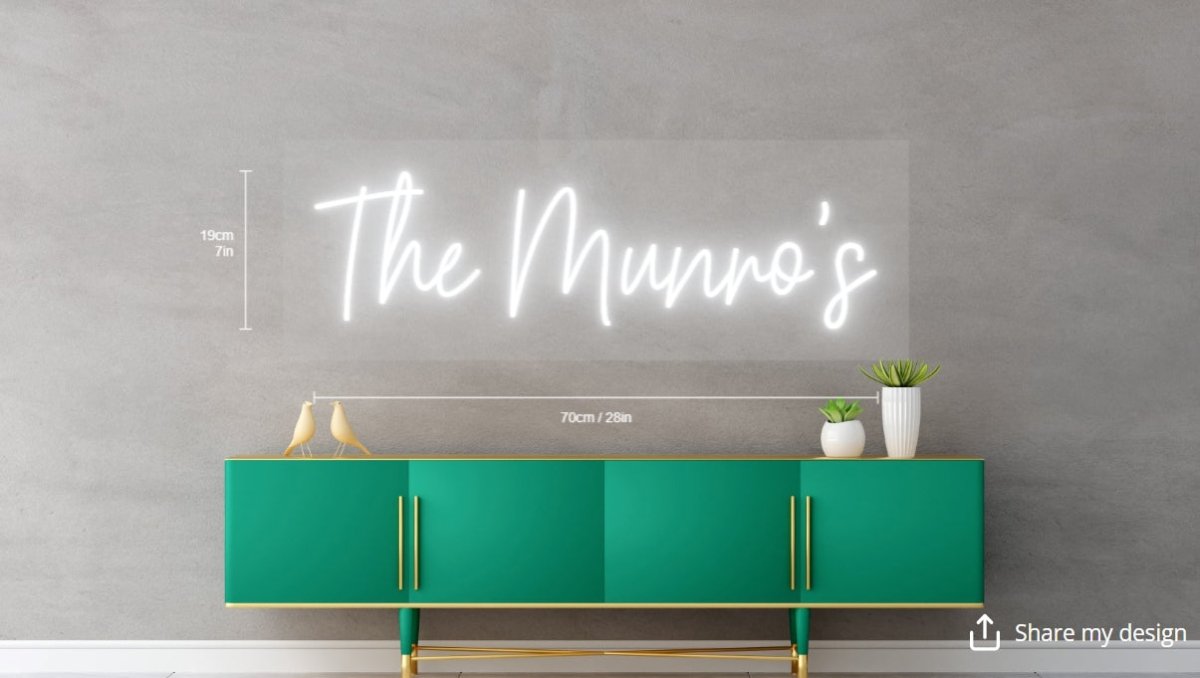 The Munro's Custom Neon Sign - Light Your Way