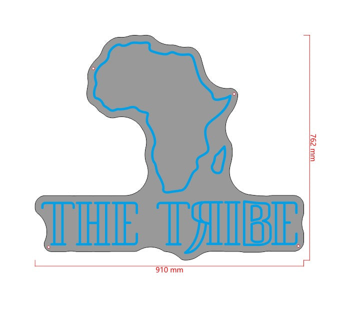 The Tribe Custom Neon Sign