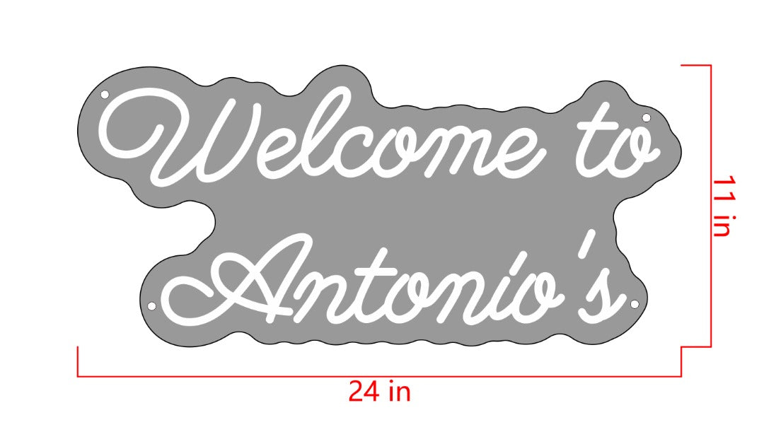 Welcome to Antonio's Custom Neon Sign