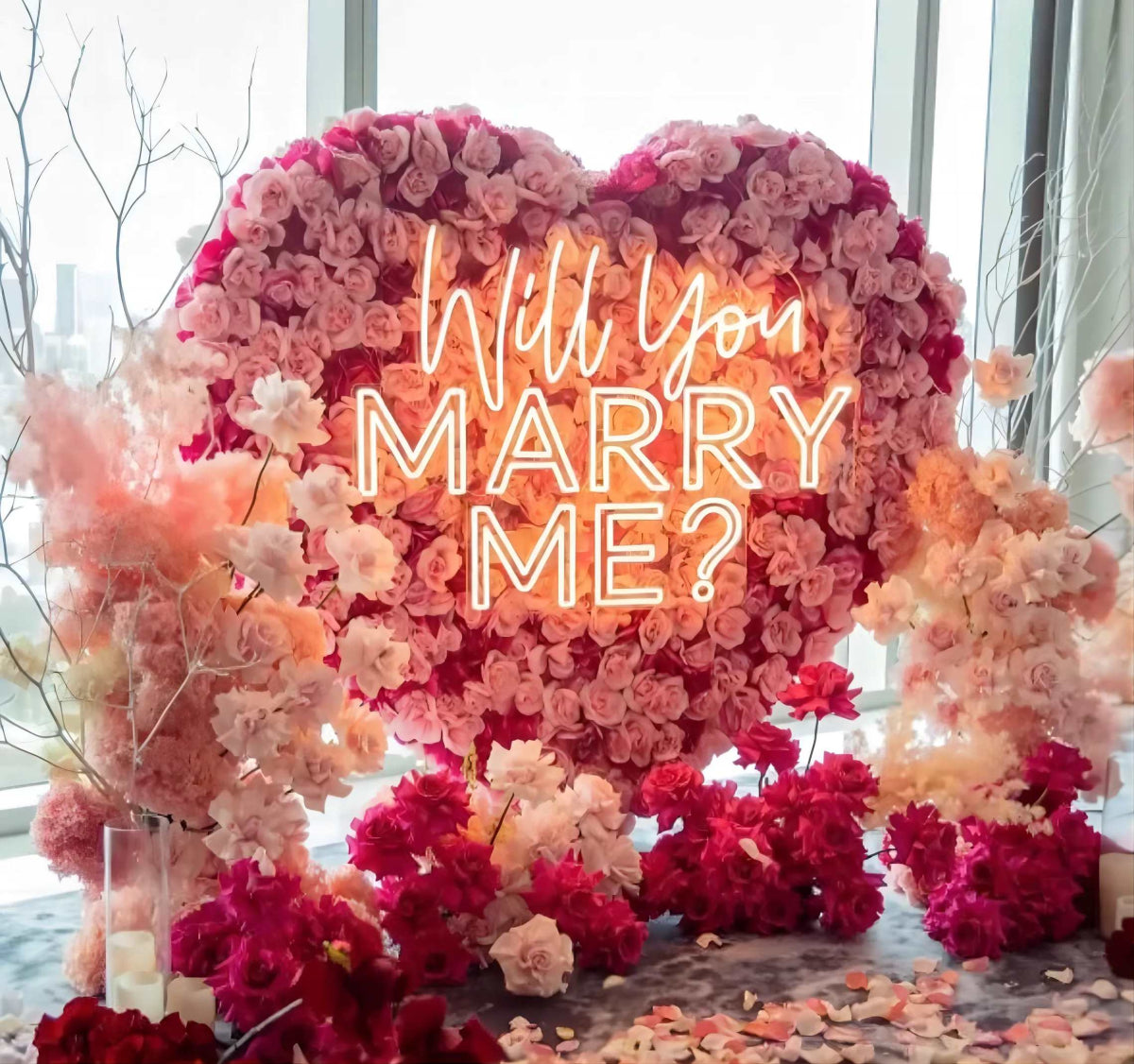 WILL YOUR MARRY ME?" NEON SIGN - Light Your Way