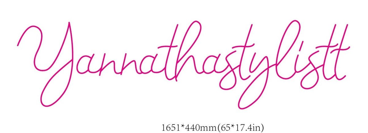 Yannathastylistt Custom Neon Sign - Light Your Way