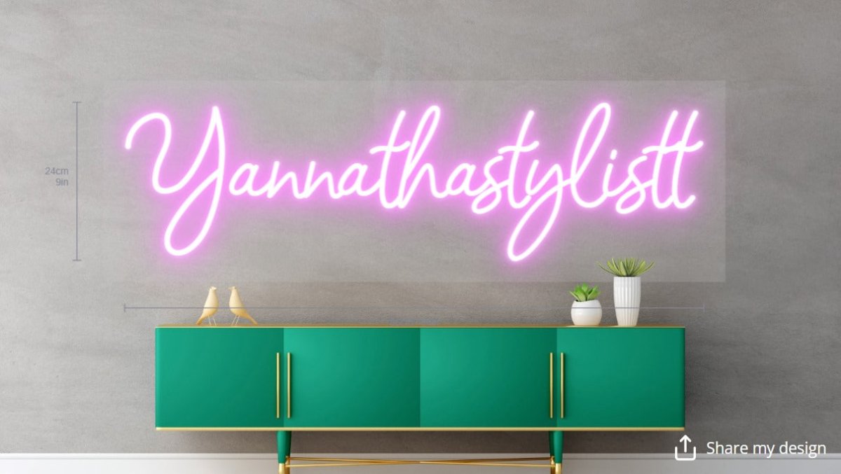 Yannathastylistt Custom Neon Sign - Light Your Way