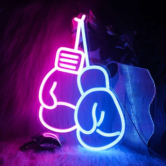 "BOXING GLOVES" NEON SIGN