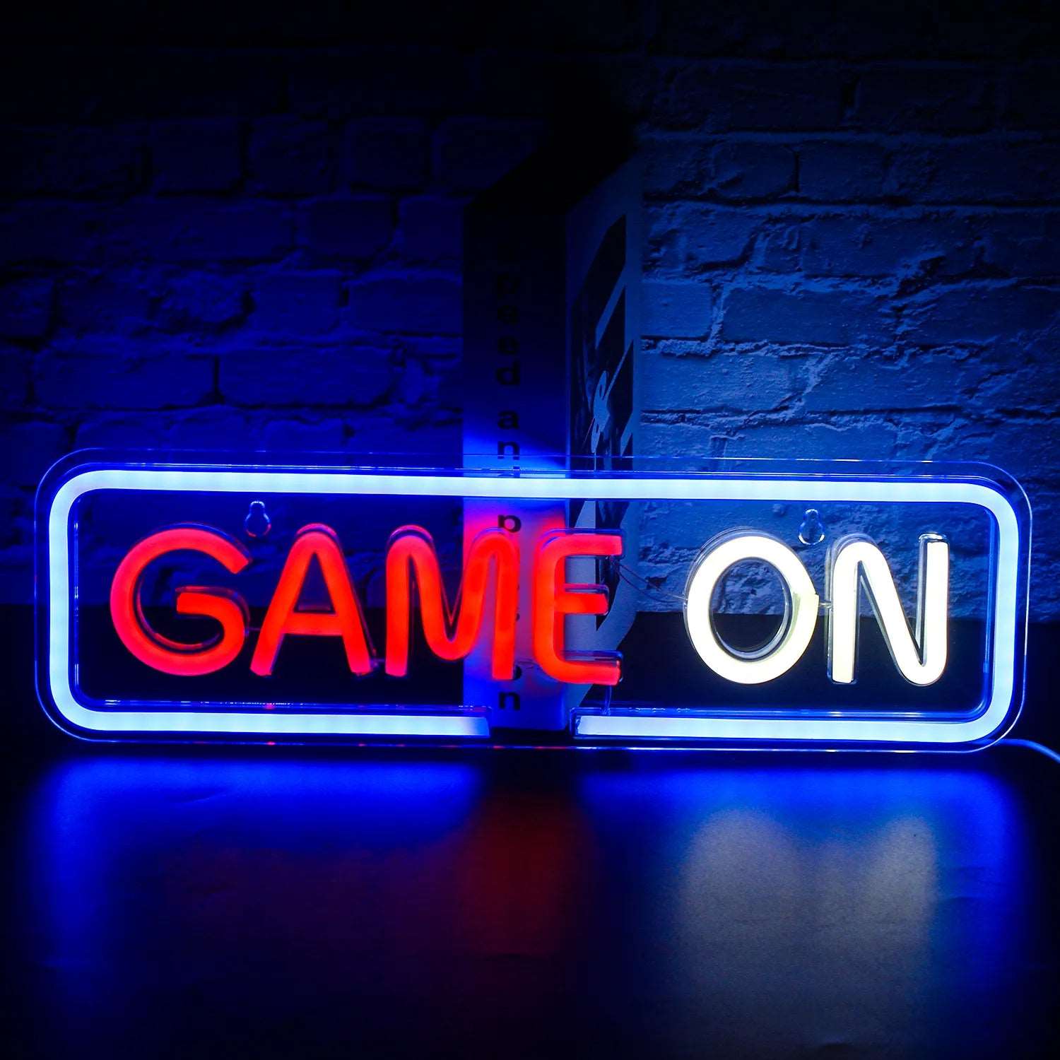 "GAME ON" NEON SIGN