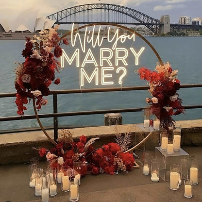 "WILL YOUR MARRY ME?" NEON SIGN