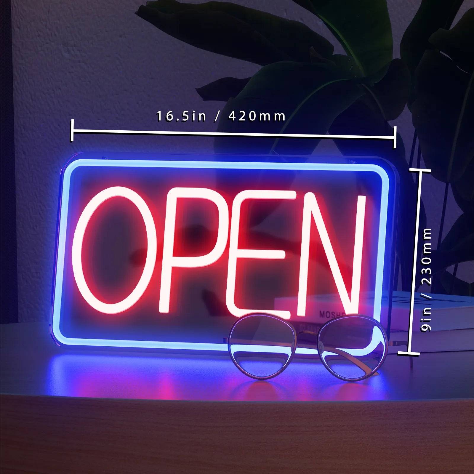 "OPEN" NEON SIGNS