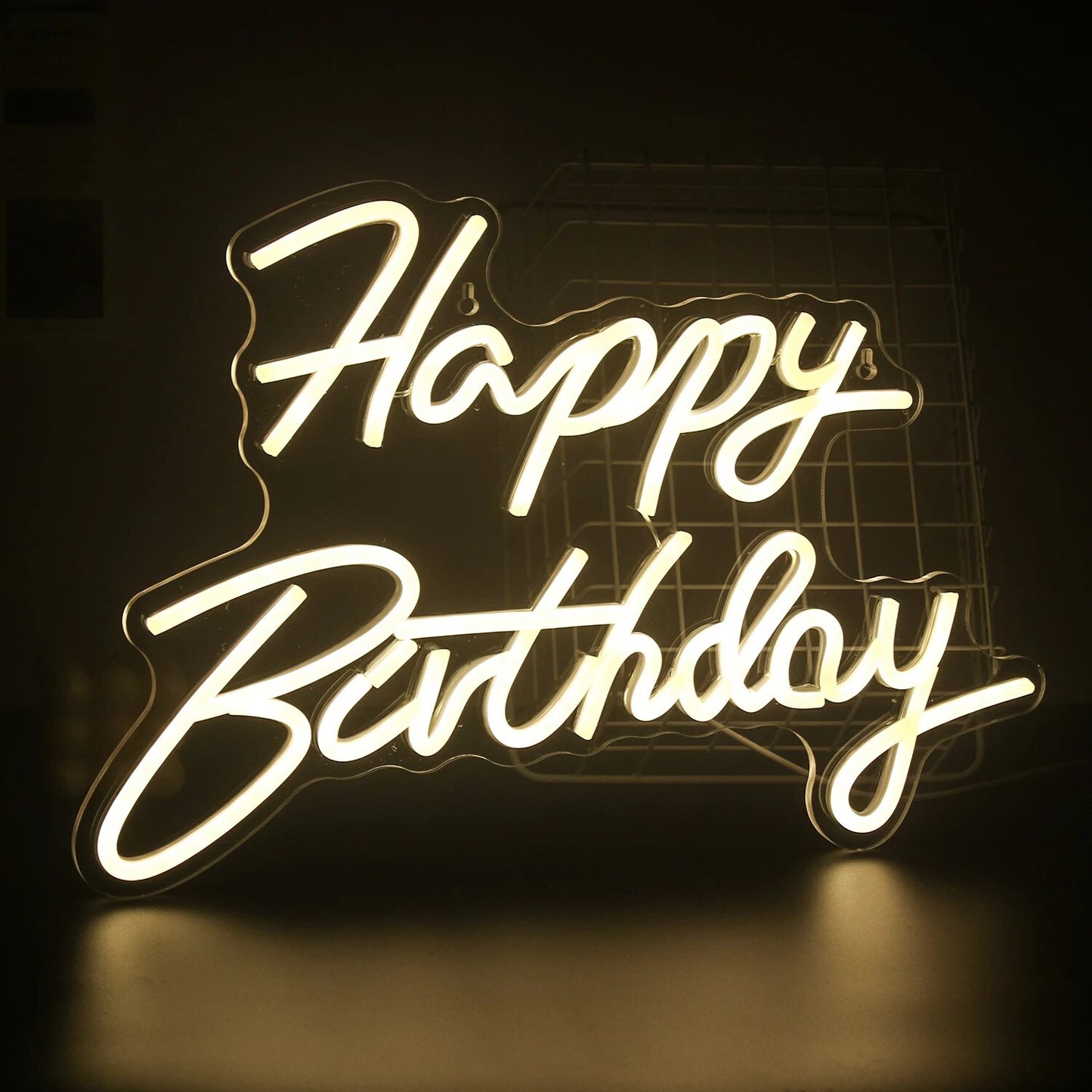 "HAPPY BIRTHDAY" NEON SIGN