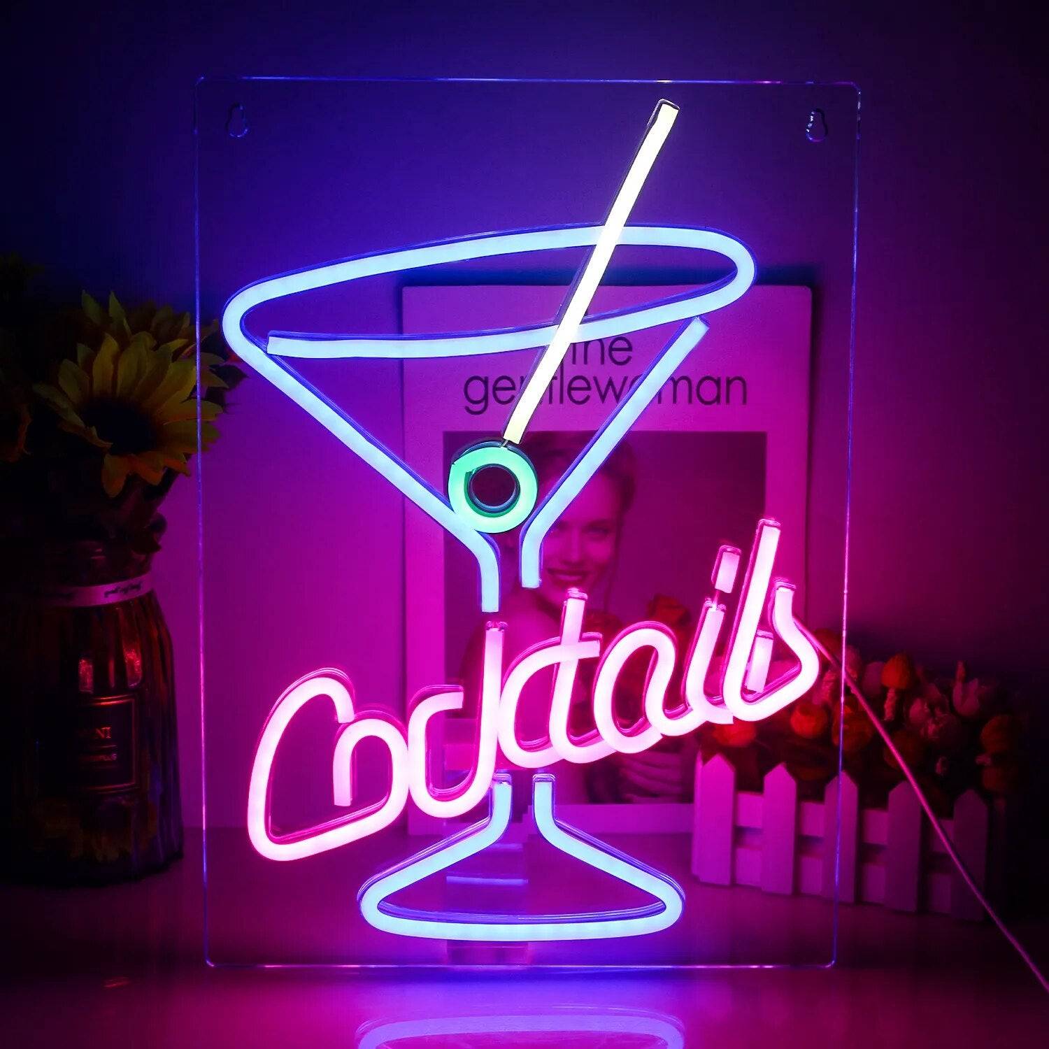 Cocktails Neon Sign