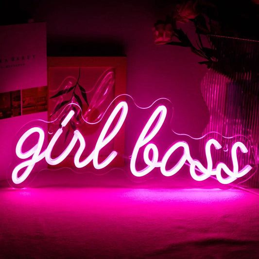  "GIRL BOSS" NEON SIGN