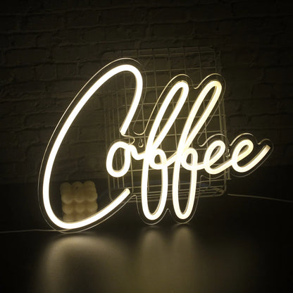  "COFFEE COLLECTION" NEON SIGN