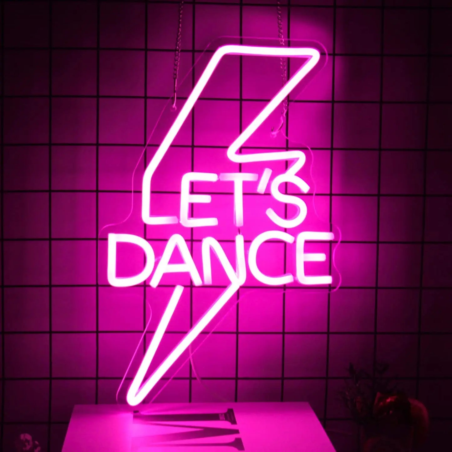 "LET'S DANCE" NEON SIGN