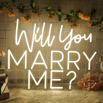  "WILL YOU MARRY ME?" NEON SIGN V2