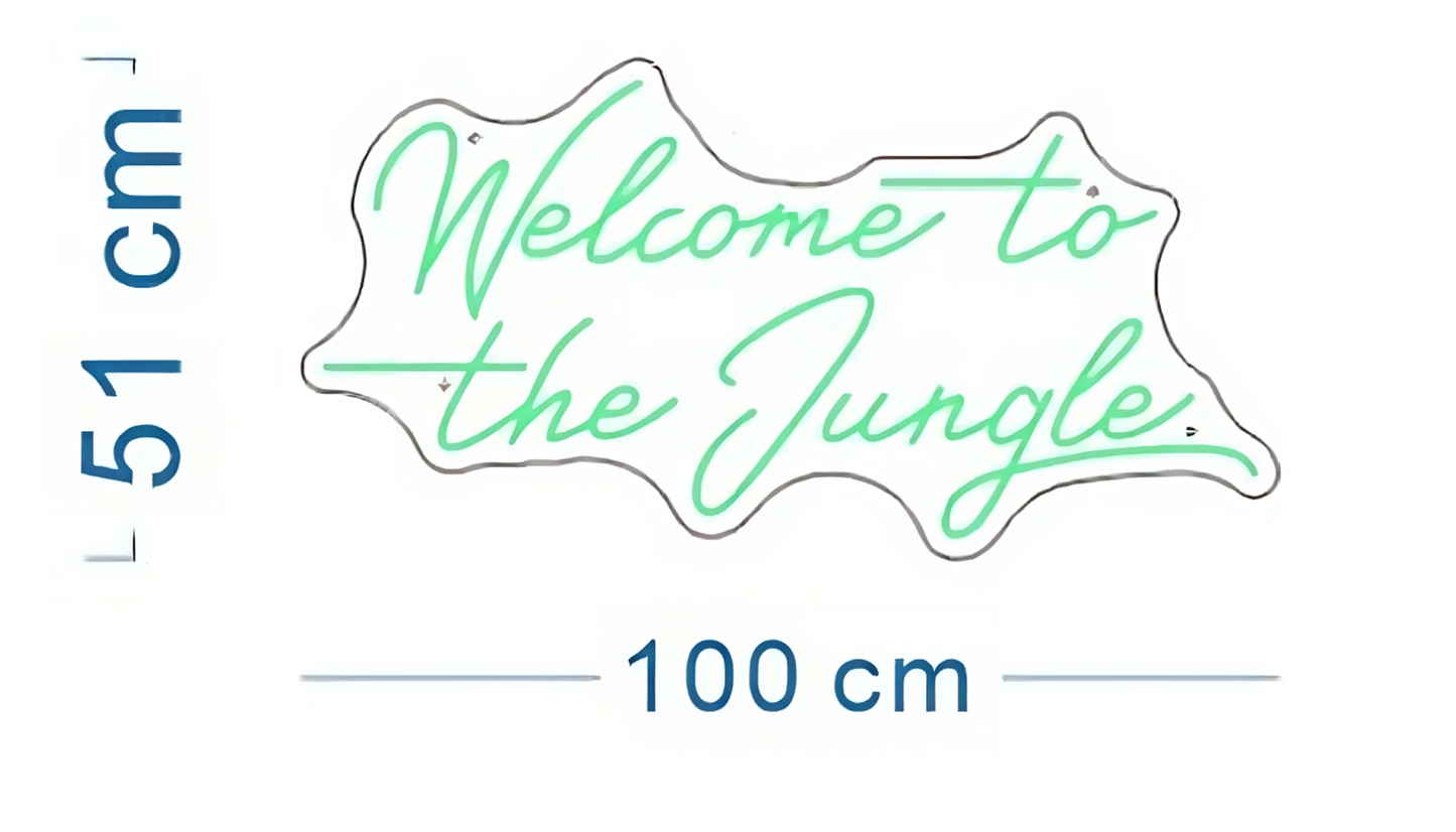 Welcome to the Jungle Custom Neon Sign