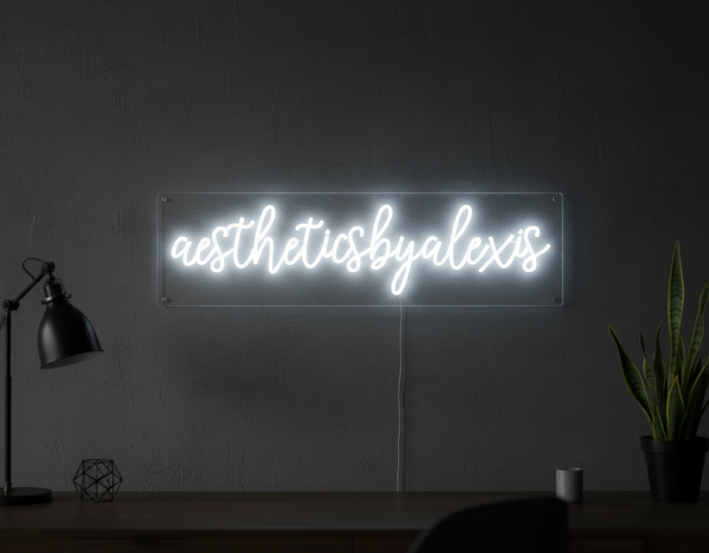 aestheticsbyalexis Custom Neon Sign – Light Your Way