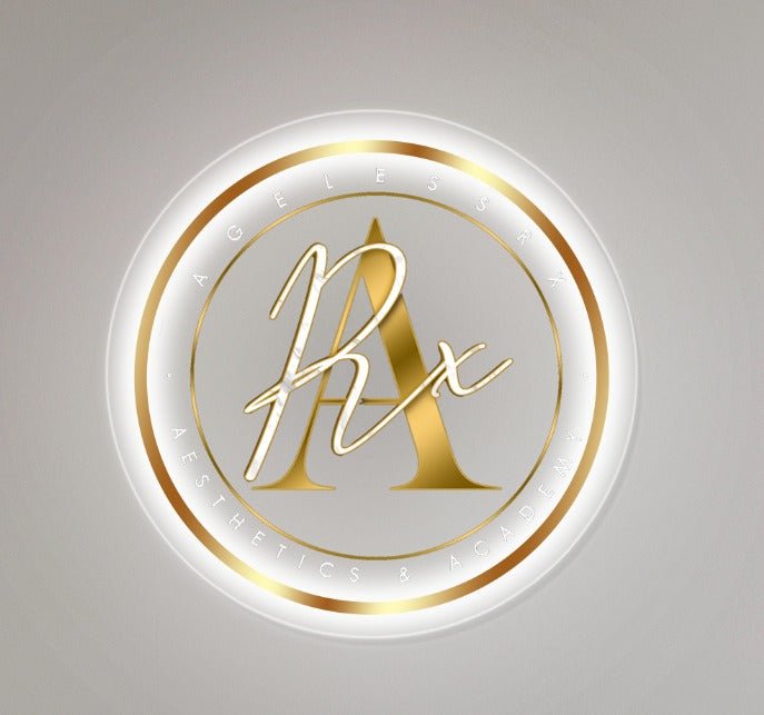 Ageless Rx Custom Acrylic Backlit Sign (Two Signs) - Light Your Way